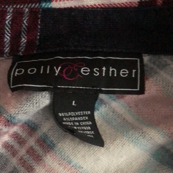 Polly & Ester plaid flannel button down - Picture 2 of 2